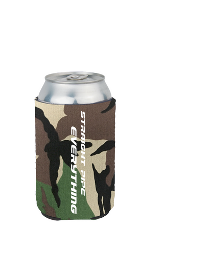 Straight Pipe Camo Koozie