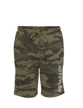 Load image into Gallery viewer, Forest Camo Fleece Shorts