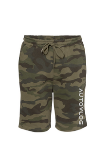 Forest Camo Fleece Shorts