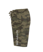 Load image into Gallery viewer, Forest Camo Fleece Shorts