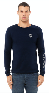 Navy Autovlog Long Sleeve T