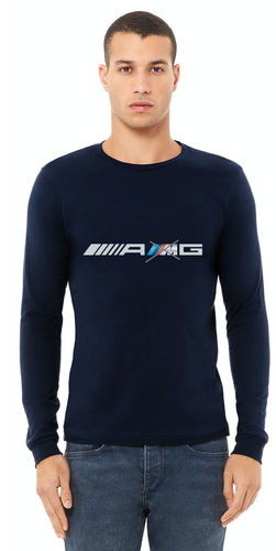 Navy AMG Long Sleeve T